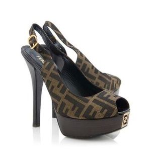 Authentic Fendi Zucca Fendista Size 38.5